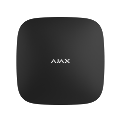Ajax Hub 2 Plus Jeweller zwart met IP, 4G en Wi-Fi, Wings fotoverificatie